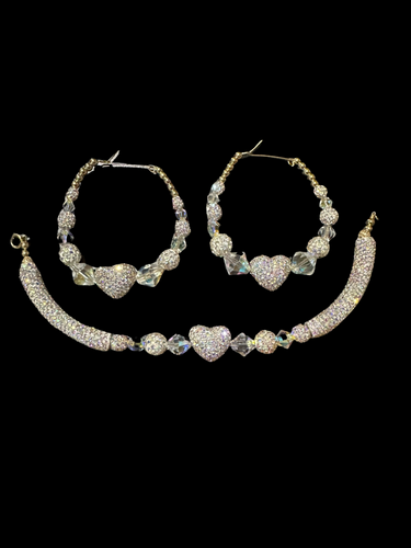 Shambella Bracelet and Earrings