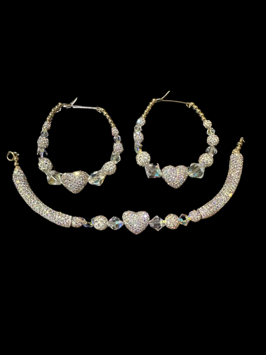 Shambela Bracelet and Earrings