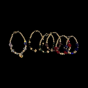 Infant Beaded bracelets w Color
