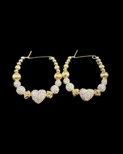 Shambella Heart Earrings