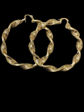 Pre Sale in  the Twist Hoop Earrings  in Small, Med, Large and Extra Large