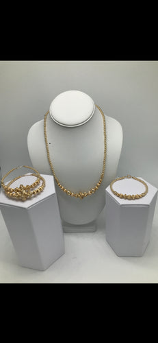 Gold Filled Beaded Set