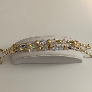 Gold Beaded Anklet Combo