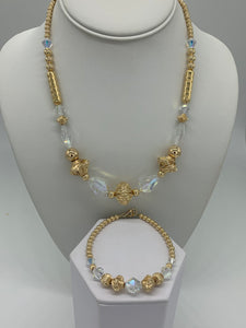 Necklace and Bracelet 2 Pc gold filled set