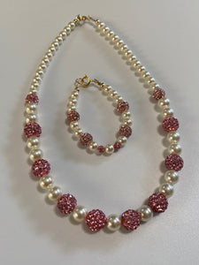 Pearl Necklace and Bracelet for Newborn - Adult