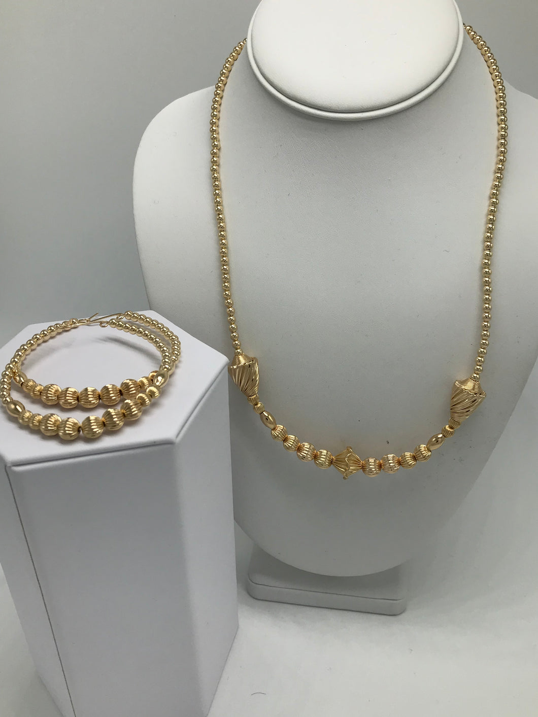 Gold Filled Beaded Set