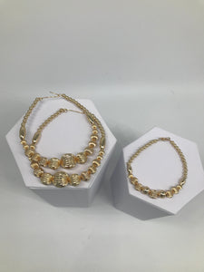 Gold Filled Beaded Set