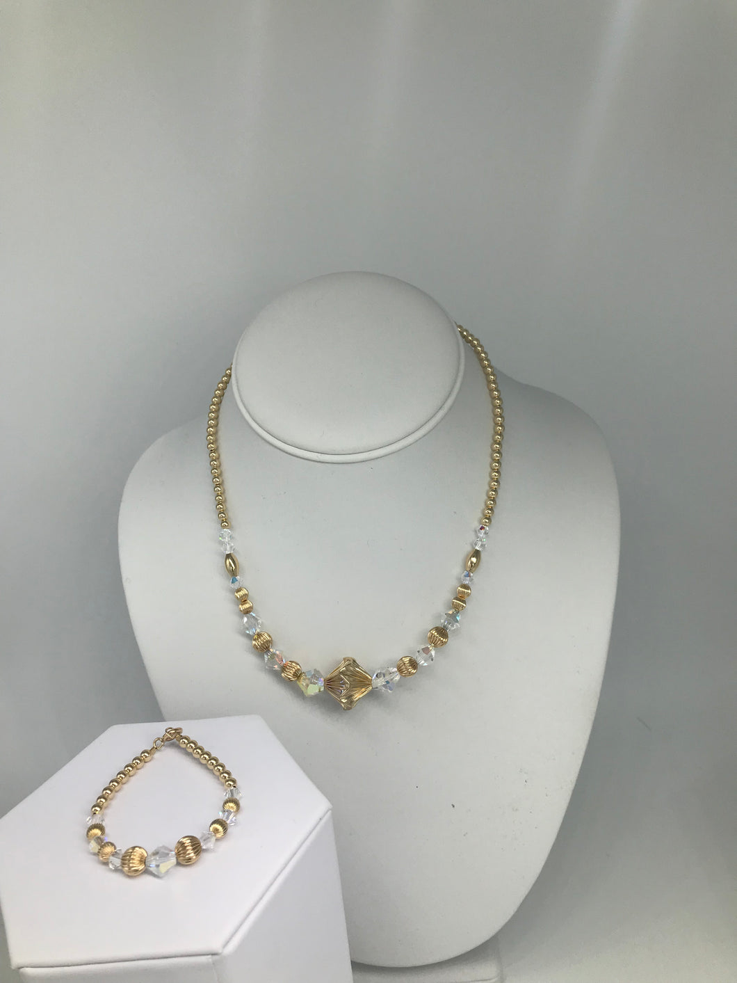 Kids Gold Filled Beaded Set