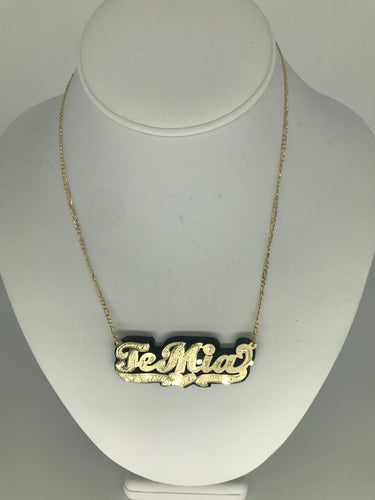 Name Necklace w/ Color Background