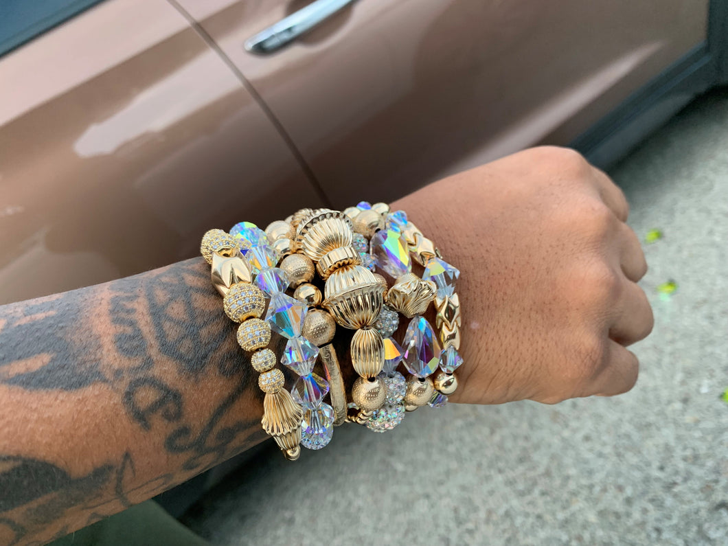 Gold Filled Arm Candy Bracelet Set – Jewelry by Lil Bit