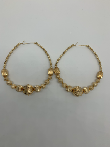 Gold Filled Beaded Earrings